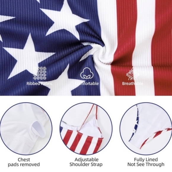 ~One Piece Swimsuit Women Sexy Ribbed Swim Suit for Women~ - Picture 4 of 6